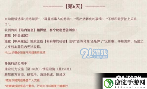 永远的7日之都支线神之嘲讽任务怎么做 全结局条件是什么