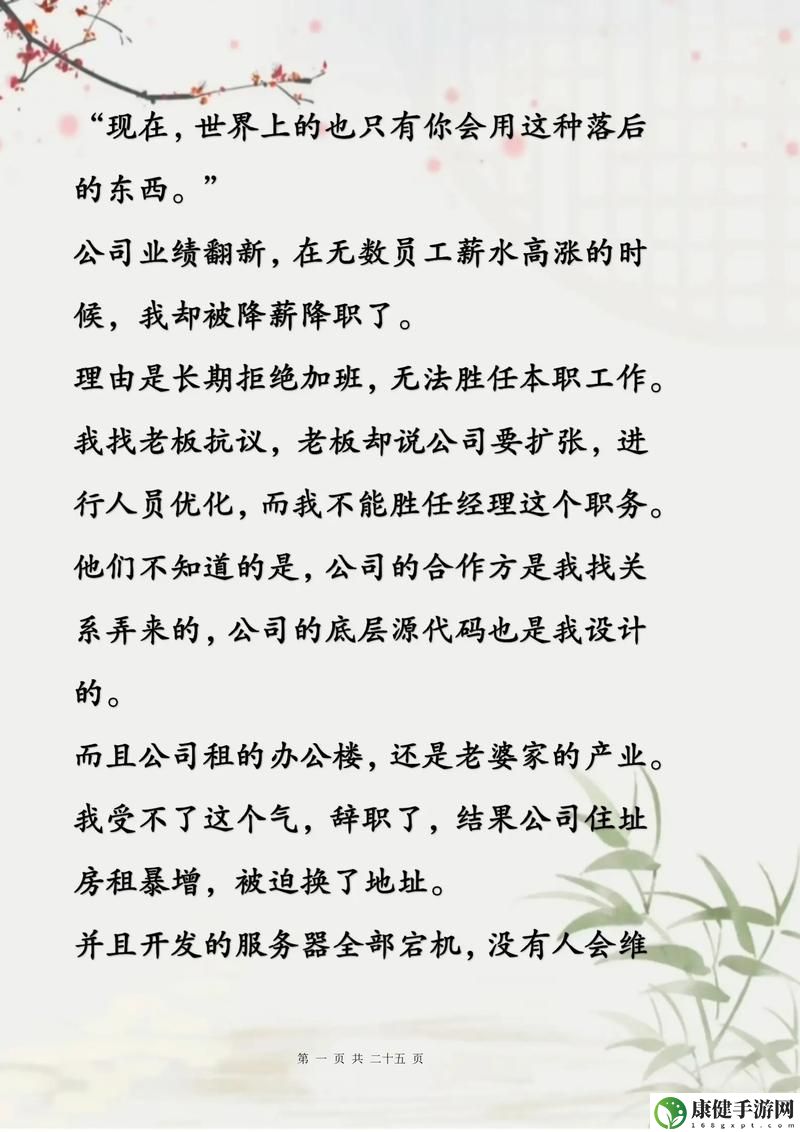 公司领导要了我好几次细节