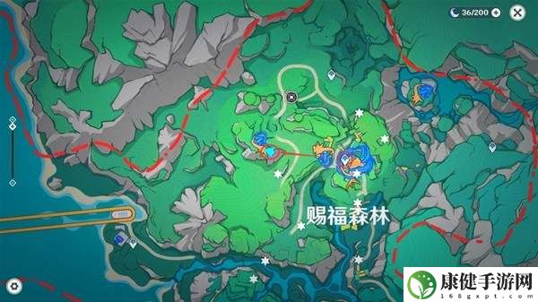 原神赐福森林欢声飞羽全位置图文攻略-赐福森林欢声飞羽全位置一览