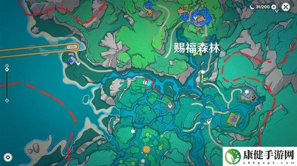 原神赐福森林欢声飞羽全位置图文攻略-赐福森林欢声飞羽全位置一览